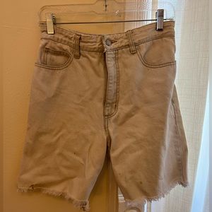 Vintage guess shorts in acid white wash